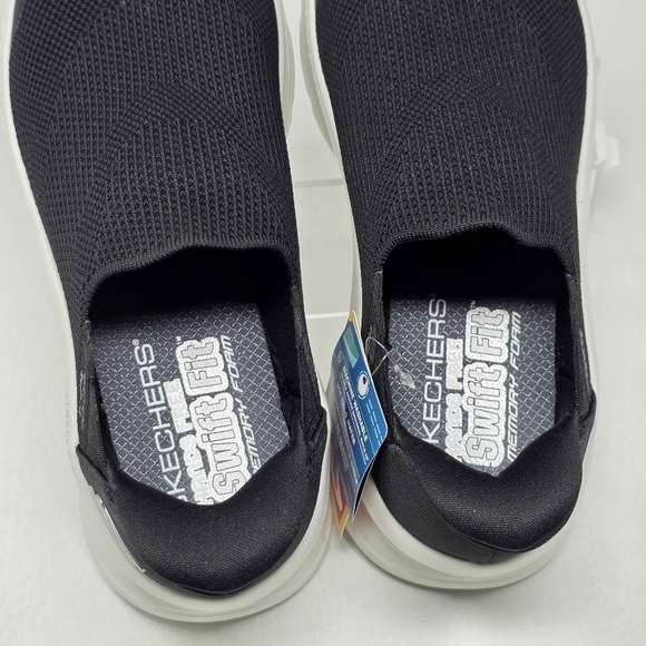 Skechers Memory Sn 16932 Foam Shoes Men's Size 9 Black White Sneakers New - Picture 10 of 11